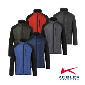Kübler® Hybridjacke 1342 – Strickfleece & Steppjacke