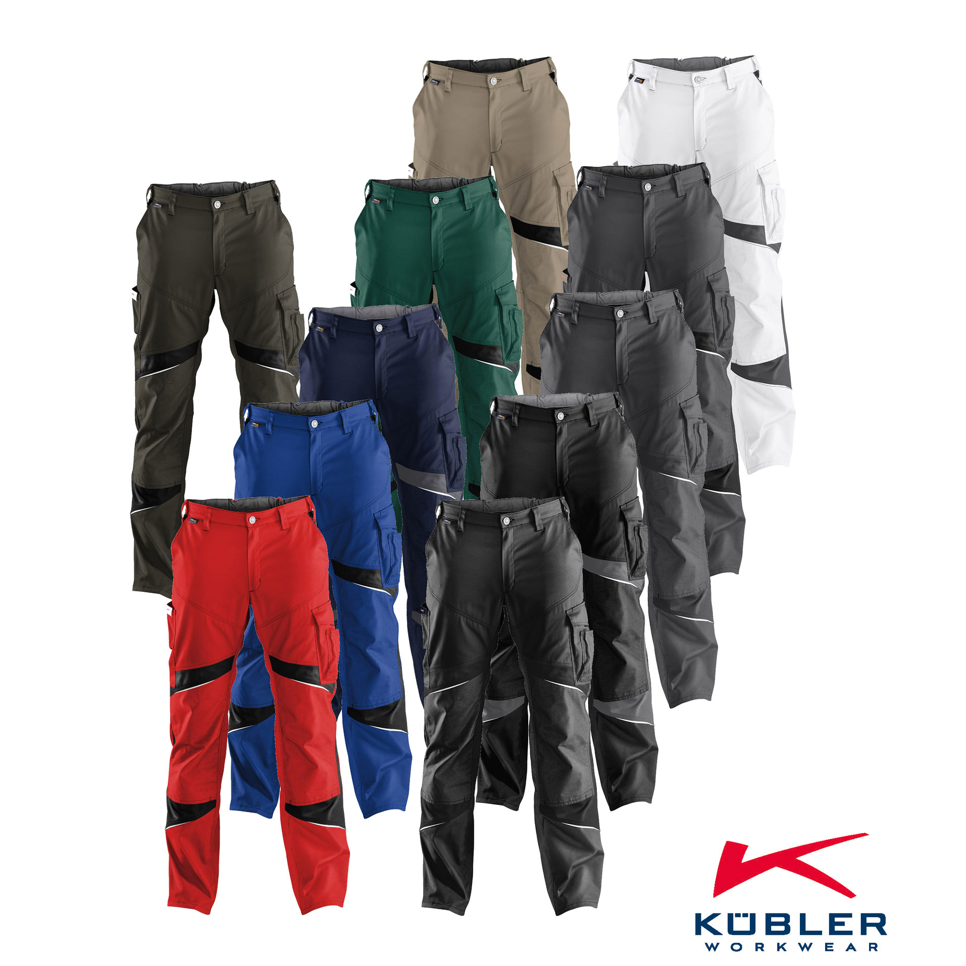 Kübler® ACTIVIQ Bundhose HIGH 2350 | Robuste Arbeitshose