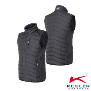 Kübler HYBRID Weste schwarz/dunkelgrau – modern & funktionell