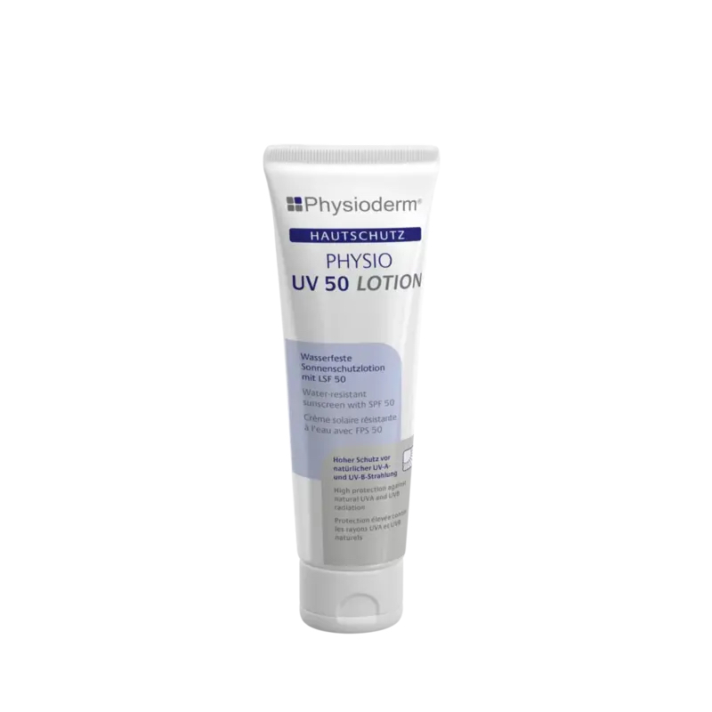 PHYSIO UV 50 Lotion | Sonnenschutz mit LSF 50 für Arbeiten im Freien
